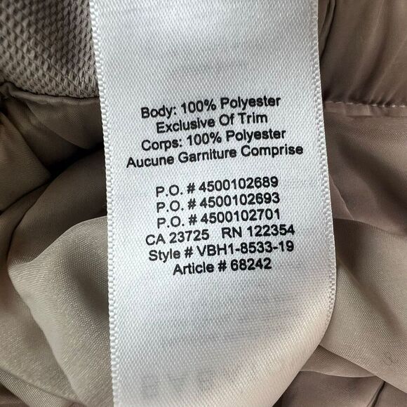 Babaton Romper Size 4 Nude Cropped Off Shoulder Wide Leg Sleeveless Romper Ruffl - Picture 7 of 16